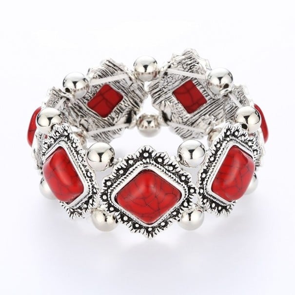 Dame vintage armbånd H556 rød