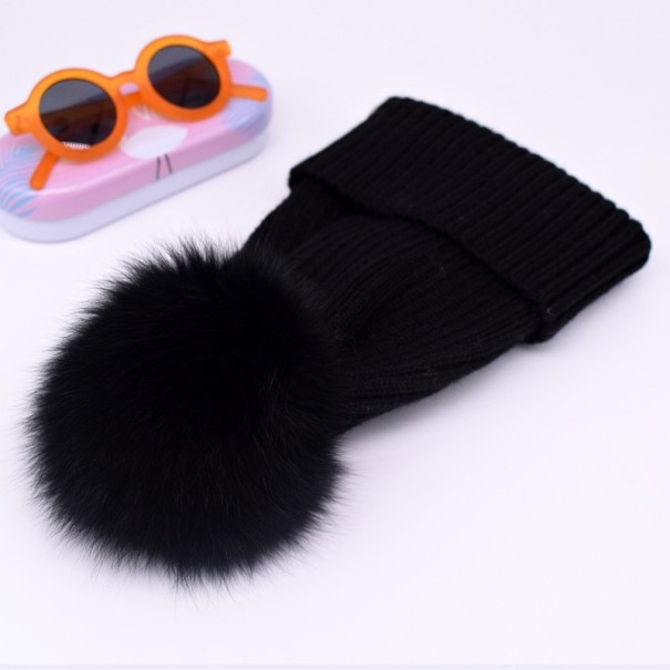 Dame vinterhue med pompon Charlotte 11