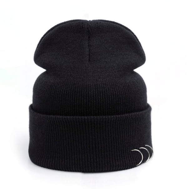 Dame vinterhue med ringe sort
