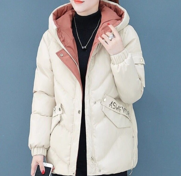 Dame vinterjakke B669 beige XS