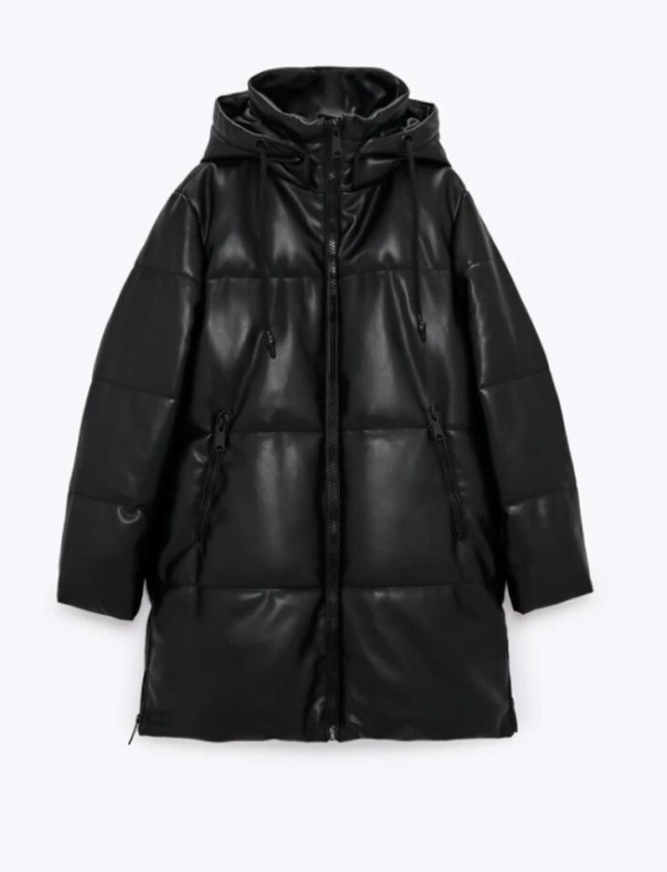 Dame vinterjakke P2245 sort XS