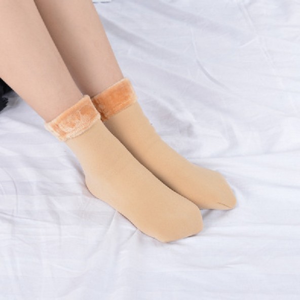 Dame vintersokker beige