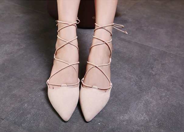 Dameballerinaer Isabel cremefarvet 41