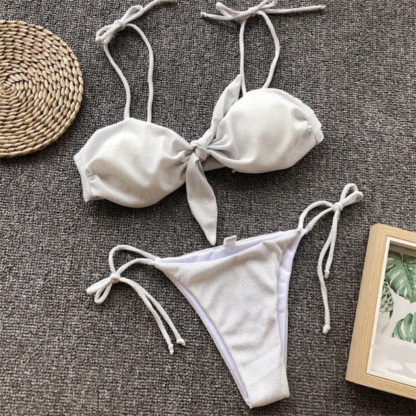 Damebikini P448 hvid L