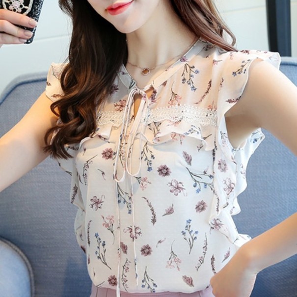 Damebluse med blomster Esmerelda L