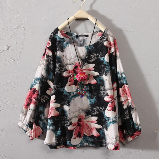 Damebluse med Elizabeth mønster S 3