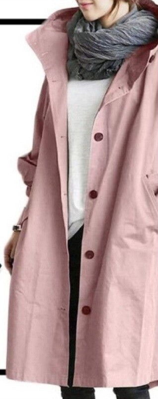 Damefrakke P1396 rosa XL