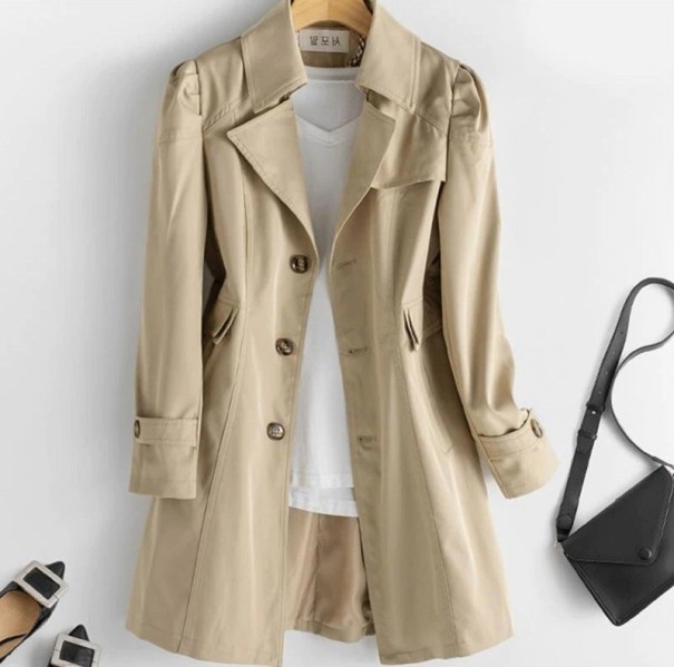 Damefrakke P1451 beige XL