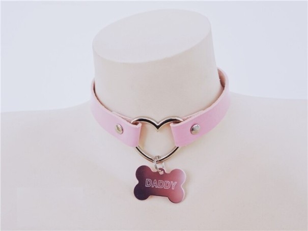 Damehalskæde med choker og vedhæng D145 1