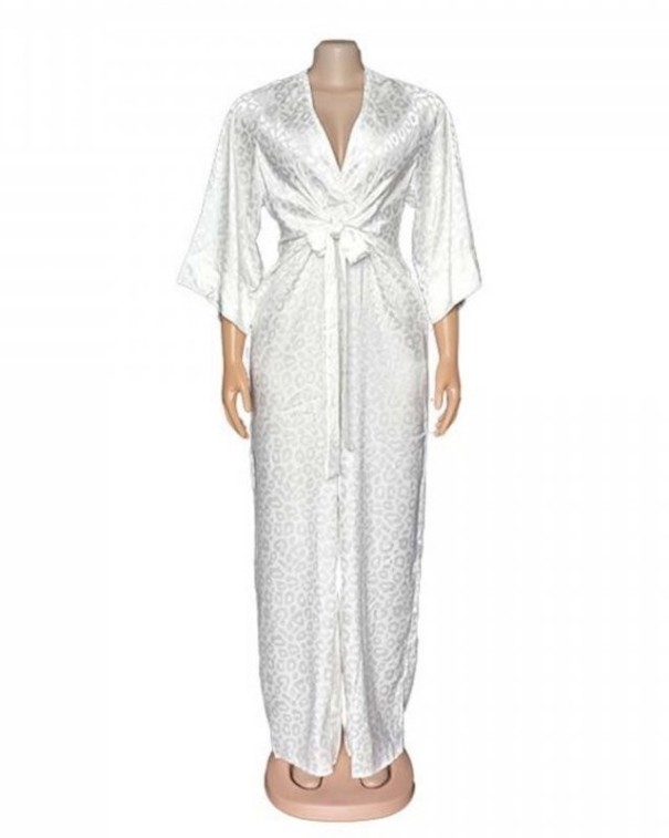 Damejumpsuit med bindebånd S