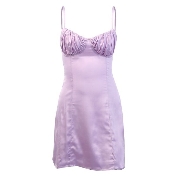 Damekjole Madelyn lilla XS