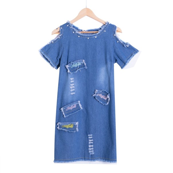 Damekjole med applikationer 3XL