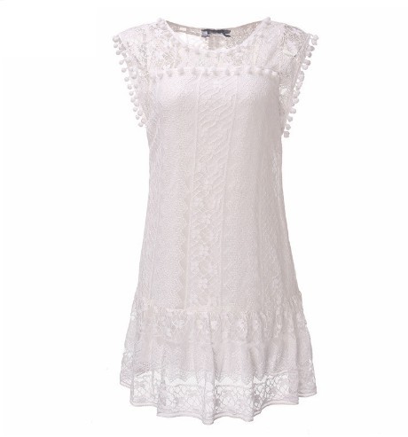 Damekjole med blonder J3331 XL