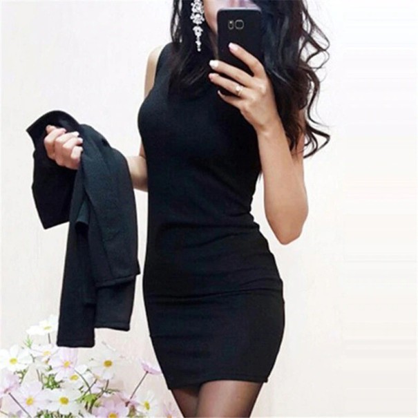 Damekjole og blazer sort XS