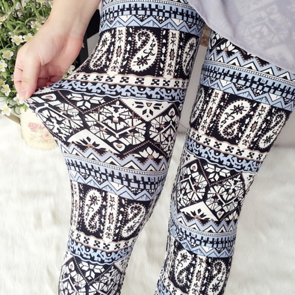 Dameleggings med mønster 1