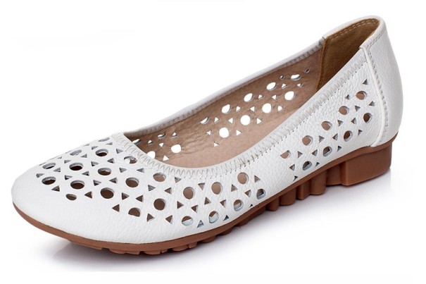 Damen-Ballerinas A600 weiß 37