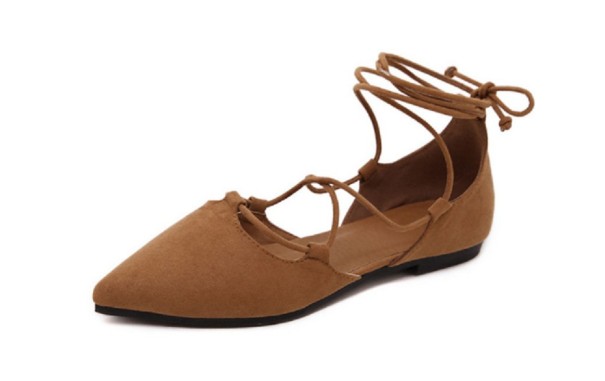 Damen-Ballerinas Isabel braun 39