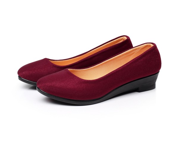 Damen-Ballerinas Lisa weinrot 42