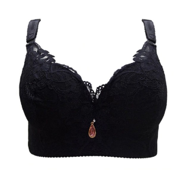 Damen-BH für größere Brüste schwarz 70C