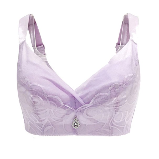 Damen-BH mit Nancy-Dekoration lila 115D