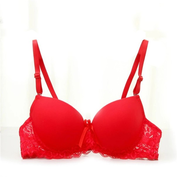 Damen-BH mit Schleife J793 rot 70A