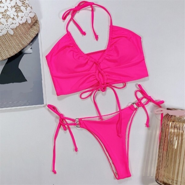 Damen-Bikini P1260 dunkelrosa M