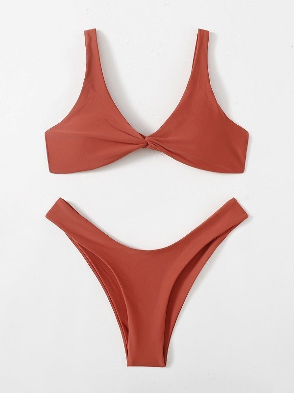 Damen-Bikini P553 ziegelstein S