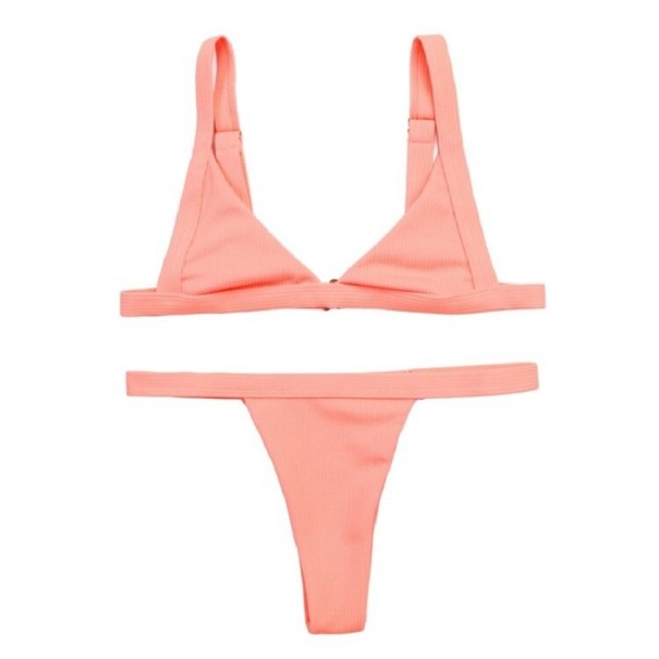 Damen-Bikini P878 lachsfarben XS