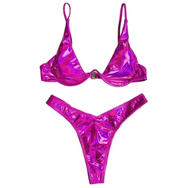 Damen-Bikini P957 dunkelrosa M