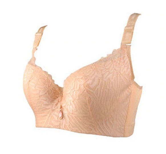 Damen-Blumen-BH mit Anhänger J2795 beige 90C
