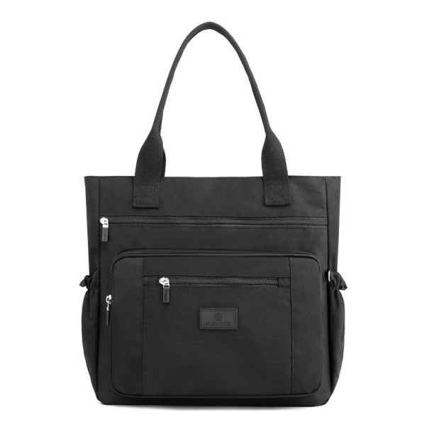 Damen-Canvas-Handtasche M1109 schwarz