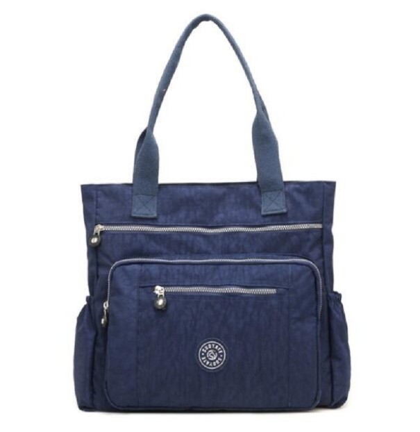 Damen-Canvas-Handtasche M1137 dunkelblau