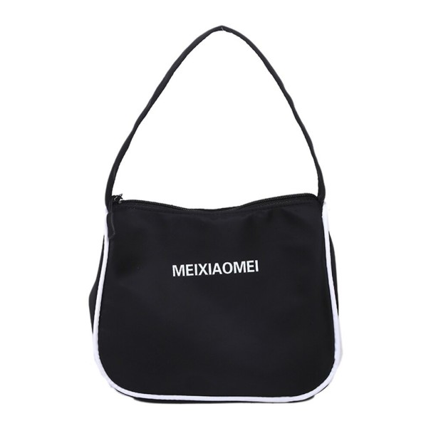 Damen-Canvas-Handtasche M1728 schwarz