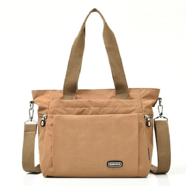 Damen-Canvas-Handtasche M957 khaki