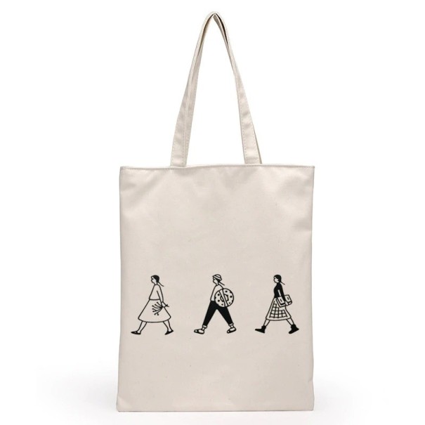 Damen-Canvas-Tasche M1164 creme 3