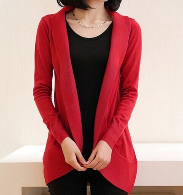 Damen-Cardigan A2952 rot M