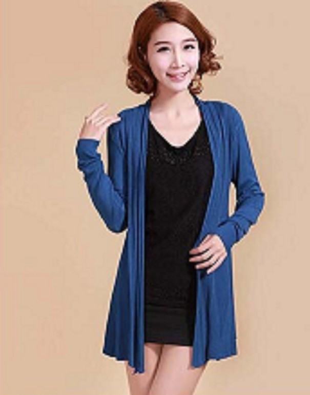Damen-Cardigan A2972 dunkelblau S
