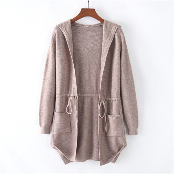 Damen-Cardigan mit Taschen beige M