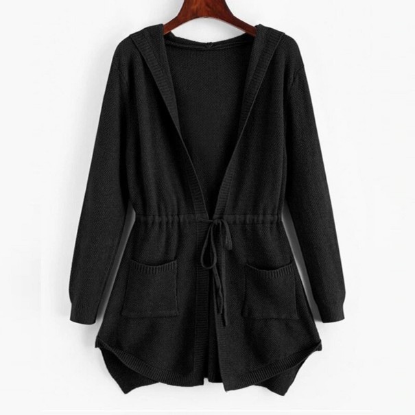 Damen-Cardigan mit Taschen schwarz M