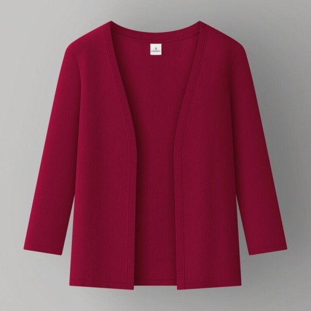 Damen-Cardigan P1712 weinrot L