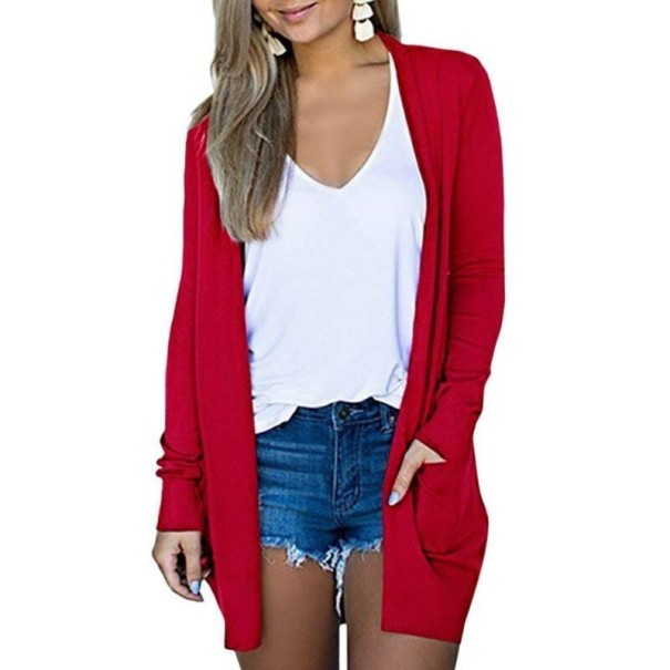 Damen-Cardigan P2094 rot XXL