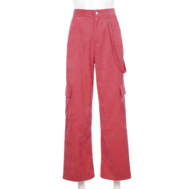 Damen-Cargohose rosa S