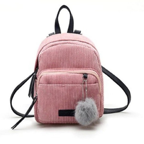 Damen-Cordrucksack E930 rosa