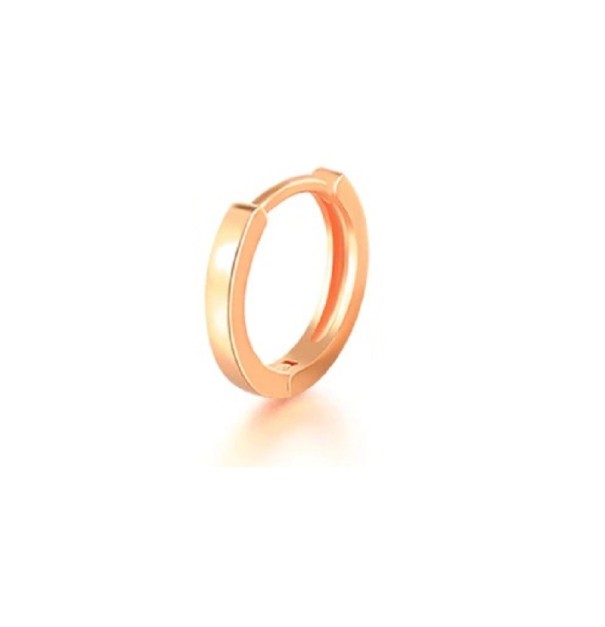 Damen-Creolen H808 altrosa 6 mm