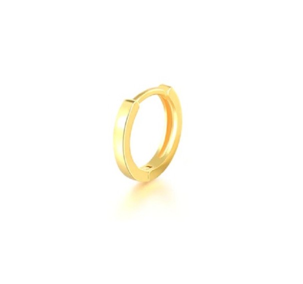 Damen-Creolen H808 golden 7 mm