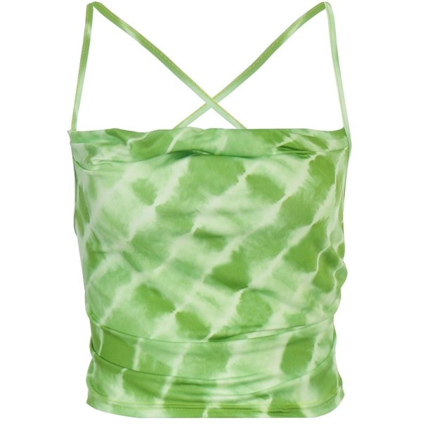 Damen-Crop-Top grün S