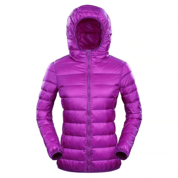 Damen-Daunenjacke J3255 violett L