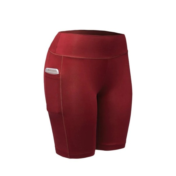 Damen elastische Shorts Jade rot L