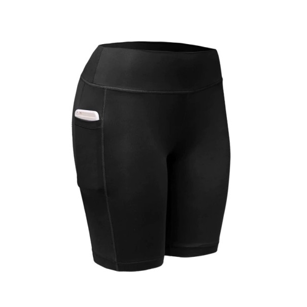 Damen elastische Shorts Jade schwarz S