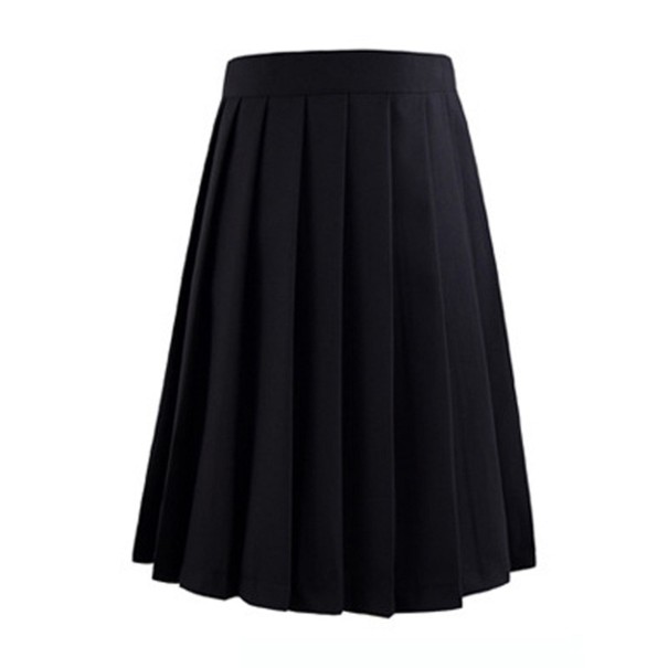 Damen-Faltenrock G15 schwarz XS